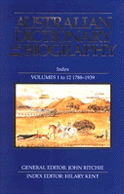 Australian Dictionary of Biography Index