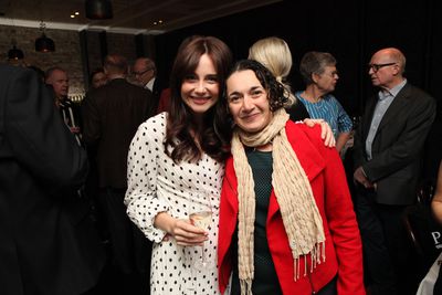 Tessa Connelly (MUP) with climate scientist and MUP writer Joëlle Gergis, author of 'Sunburnt Country'.