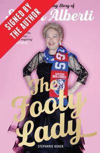 The Footy Lady (Signed by Susan Alberti)