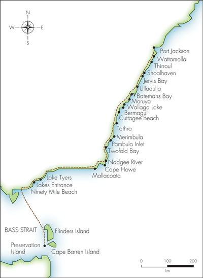 The walk north, March–May 1797