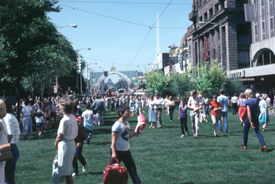 Swanston street in 1985