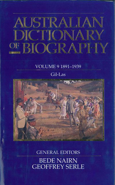 Australian Dictionary of Biography V9