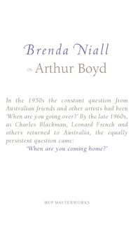 On Arthur Boyd