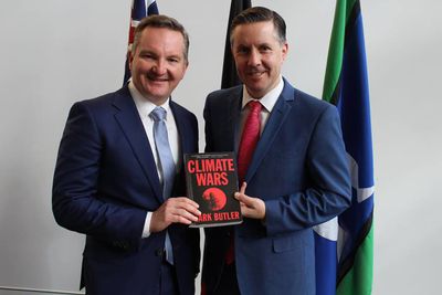 Chris Bowen launches Mark Butler's new book Climate Wars