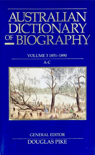 Australian Dictionary of Biography V3