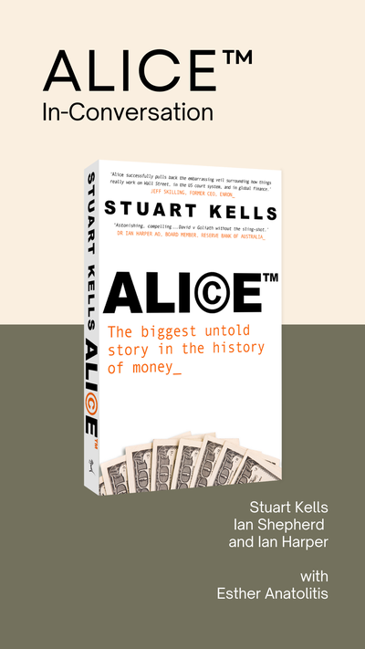 ALICE™ – Stuart Kells, Ian Shepherd and Ian Harper in conversation with Esther Anatolitis (VIC)